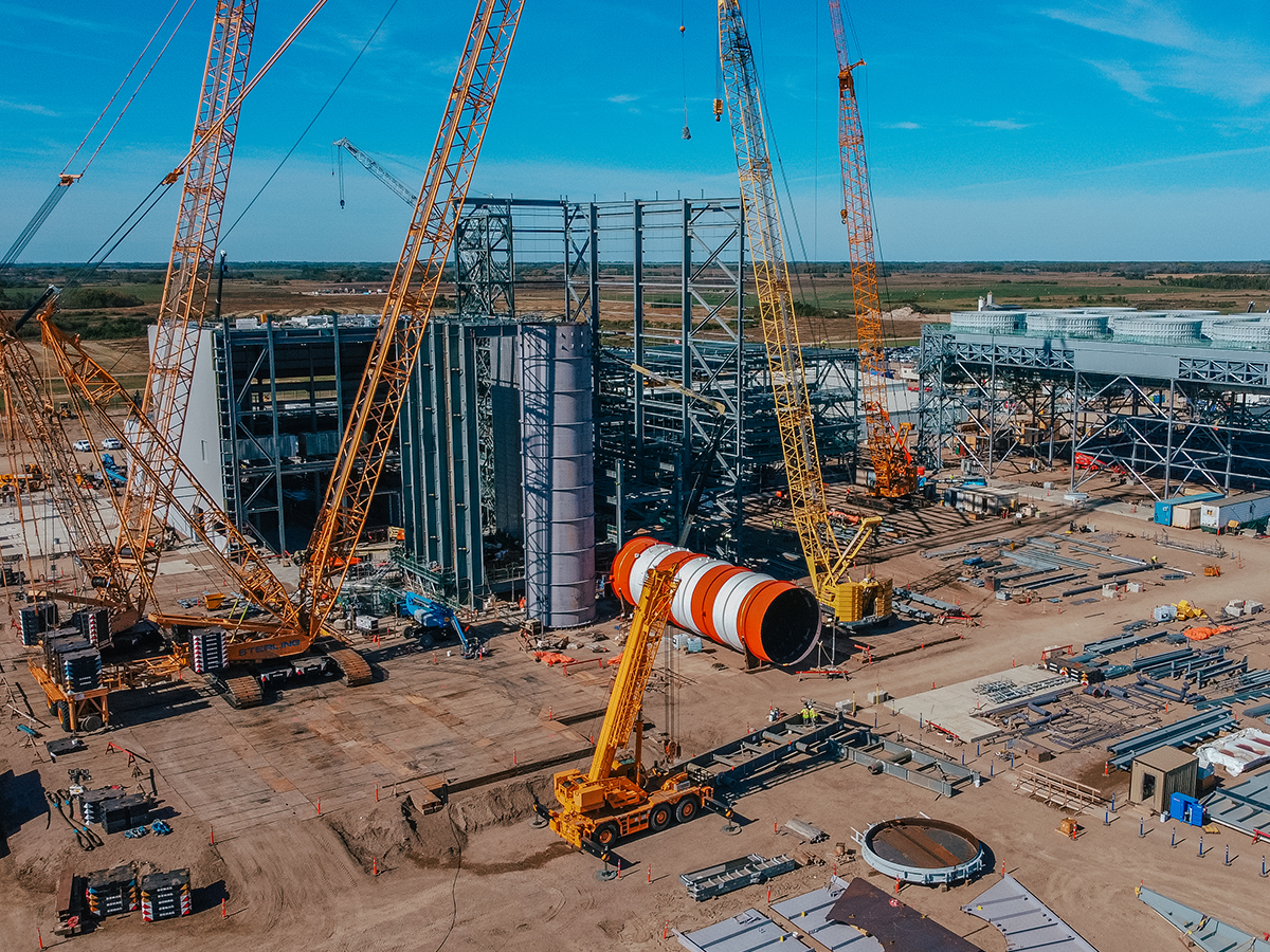 Aspen Power Station Construction