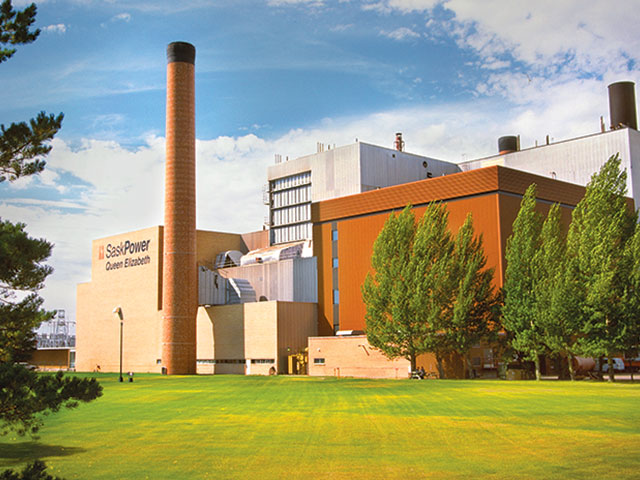 Outside power station